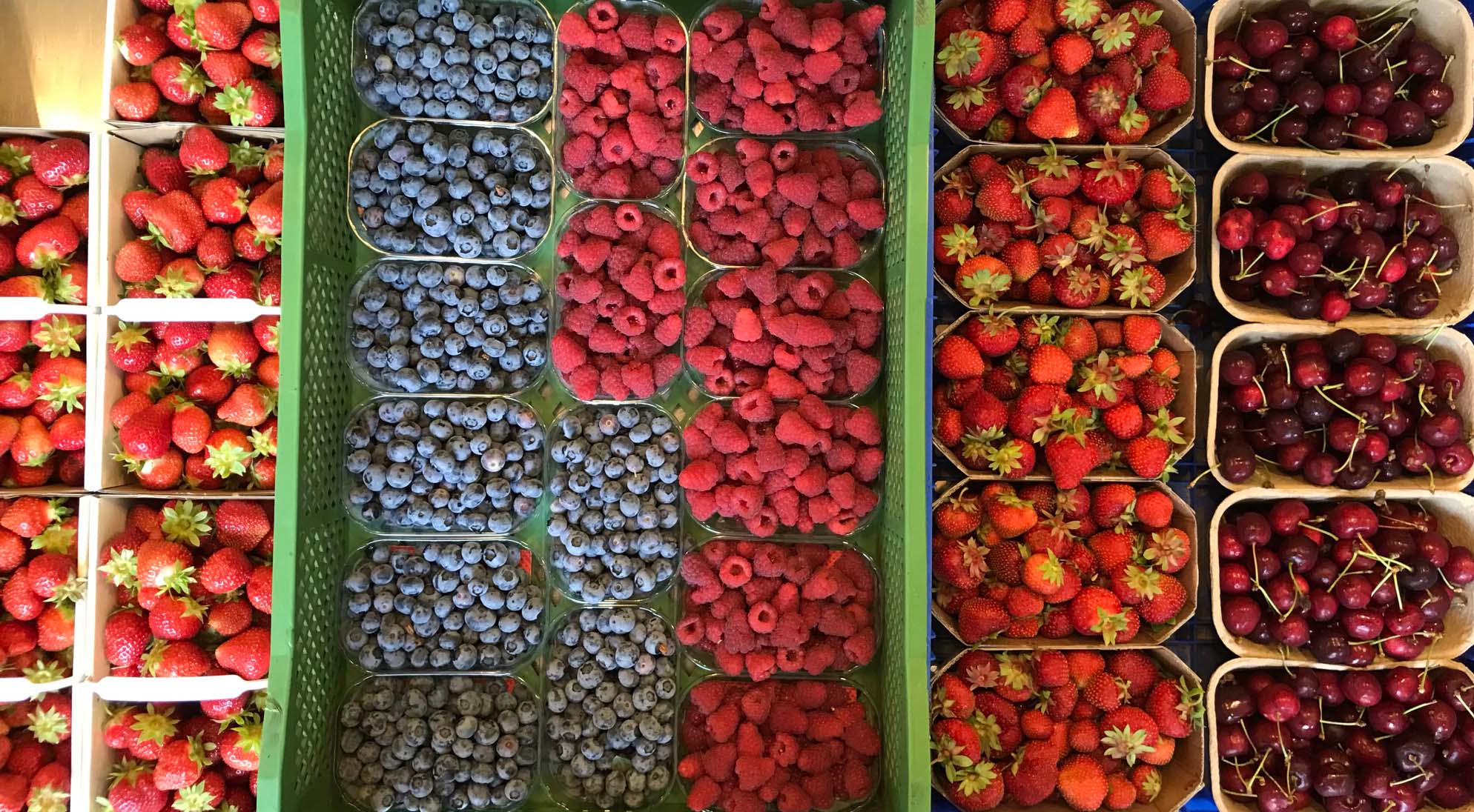 Beeren und Kirschen